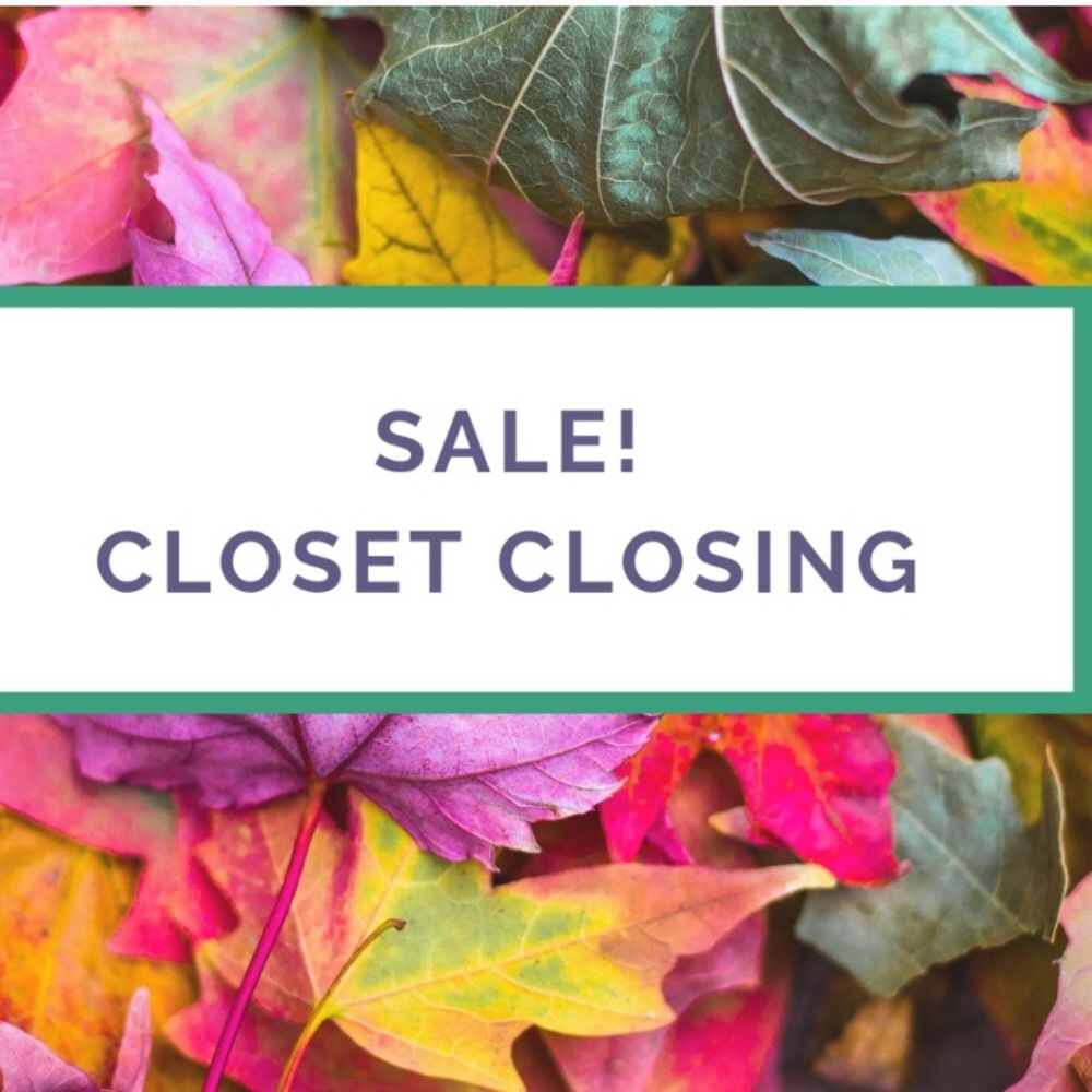 Everything must go!